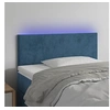 Image de Hoofdbord LED 80x5x78/88 cm fluweel donkerblauw3121366