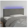 Image de Hoofdbord LED 90x5x78/88 cm fluweel lichtgrijs3121368