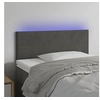 Image de Hoofdbord LED 90x5x78/88 cm fluweel donkergrijs3121369