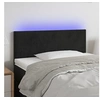Image de Hoofdbord LED 90x5x78/88 cm fluweel zwart3121370