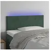 Image de Hoofdbord LED 90x5x78/88 cm fluweel donkergroen3121371
