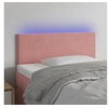 Image de Hoofdbord LED 100x5x78/88 cm fluweel roze3121379