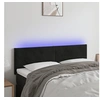 Image de Hoofdbord LED 144x5x78/88 cm fluweel zwart3121382