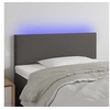 Image de Hoofdbord LED 90x5x78/88 cm kunstleer grijs3121414