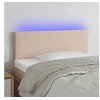 Image de Hoofdbord LED 90x5x78/88 cm kunstleer cappuccinokleurig3121415