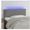 Image de Hoofdbord LED 80x5x78/88 cm stof donkergrijs3121447