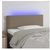 Image de Hoofdbord LED 90x5x78/88 cm stof taupe3121458