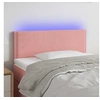 Image de Hoofdbord LED 100x5x78/88 cm fluweel roze3121519