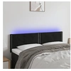 Image de Hoofdbord LED 144x5x78/88 cm fluweel zwart3121522