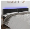 Image de Hoofdbord LED 200x5x78/88 cm fluweel zwart3121540