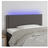 Image de Hoofdbord LED 80x5x78/88 cm kunstleer grijs3121548
