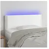 Image de Hoofdbord LED 100x5x78/88 cm kunstleer wit3121557