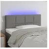 Image de Hoofdbord LED 90x5x78/88 cm stof donkergrijs3121595