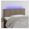 Image de Hoofdbord LED 90x5x78/88 cm stof taupe3121598