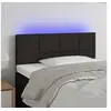 Image de Hoofdbord LED 100x5x78/88 cm stof zwart3121604