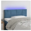 Image de Hoofdbord LED 80x5x78/88 cm fluweel donkerblauw3121646
