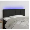 Image de Hoofdbord LED 100x5x78/88 cm fluweel zwart3121656
