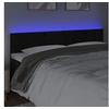 Image de Hoofdbord LED 180x5x78/88 cm fluweel zwart3121674