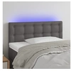 Image de Hoofdbord LED 80x5x78/88 cm kunstleer grijs3121688