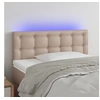 Image de Hoofdbord LED 100x5x78/88 cm kunstleer cappuccinokleurig3121701