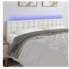 Image de Hoofdbord LED 160x5x78/88 cm kunstleer wit3121709