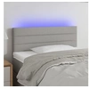 Image de Hoofdbord LED 90x5x78/88 cm stof lichtgrijs3121734