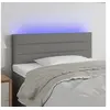 Image de Hoofdbord LED 90x5x78/88 cm stof donkergrijs3121735