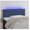 Image de Hoofdbord LED 90x5x78/88 cm stof blauw3121740