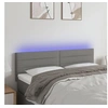 Image de Hoofdbord LED 144x5x78/88 cm stof donkergrijs3121751