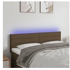 Image de Hoofdbord LED 144x5x78/88 cm stof donkerbruin3121753