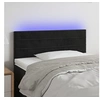 Image de Hoofdbord LED 80x5x78/88 cm fluweel zwart3121784