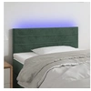 Image de Hoofdbord LED 80x5x78/88 cm fluweel donkergroen3121785