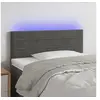 Image de Hoofdbord LED 90x5x78/88 cm fluweel donkergrijs3121789