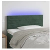 Image de Hoofdbord LED 90x5x78/88 cm fluweel donkergroen3121791