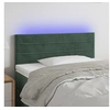 Image de Hoofdbord LED 100x5x78/88 cm fluweel donkergroen3121797