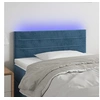 Image de Hoofdbord LED 100x5x78/88 cm fluweel donkerblauw3121798