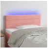 Image de Hoofdbord LED 100x5x78/88 cm fluweel roze3121799