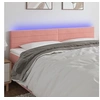 Image de Hoofdbord LED 180x5x78/88 cm fluweel roze3121817