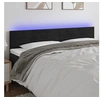 Image de Hoofdbord LED 200x5x78/88 cm fluweel zwart3121820