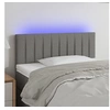 Image de Hoofdbord LED 80x5x78/88 cm stof donkergrijs3121825