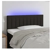 Image de Hoofdbord LED 90x5x78/88 cm stof zwart3121834
