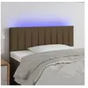 Image de Hoofdbord LED 90x5x78/88 cm stof donkerbruin3121835