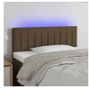 Image de Hoofdbord LED 100x5x78/88 cm stof donkerbruin3121843