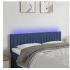 Image de Hoofdbord LED 144x5x78/88 cm stof blauw3121854
