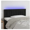 Image de Hoofdbord LED 80x5x78/88 cm fluweel zwart3121882