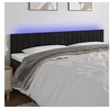 Image de Hoofdbord LED 180x5x78/88 cm fluweel zwart3121912