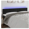 Image de Hoofdbord LED 200x5x78/88 cm fluweel zwart3121918