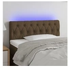 Image de Hoofdbord LED 90x7x78/88 cm stof donkerbruin3121933