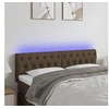 Image de Hoofdbord LED 144x7x78/88 cm stof donkerbruin3121949