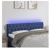 Image de Hoofdbord LED 144x7x78/88 cm stof blauw3121952